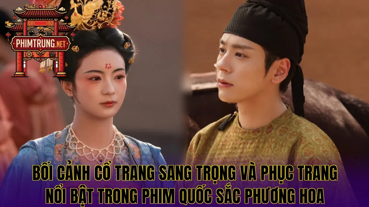 Bối cảnh cổ trang sang trọng và phục trang nổi bật trong phim Quốc Sắc Phương Hoa