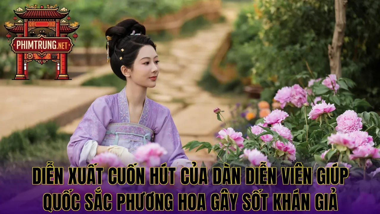 Diễn xuất cuốn hút của dàn diễn viên giúp Quốc Sắc Phương Hoa gây sốt khán giả