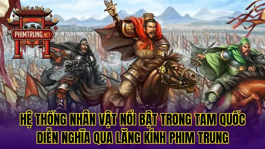Hệ thống nhân vật nổi bật trong Tam quốc diễn nghĩa qua lăng kính phim Trung